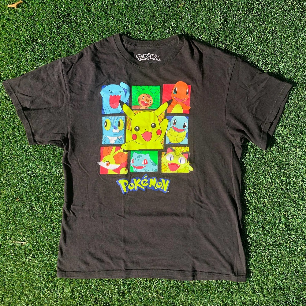 Pokemon Tshirt Black Large